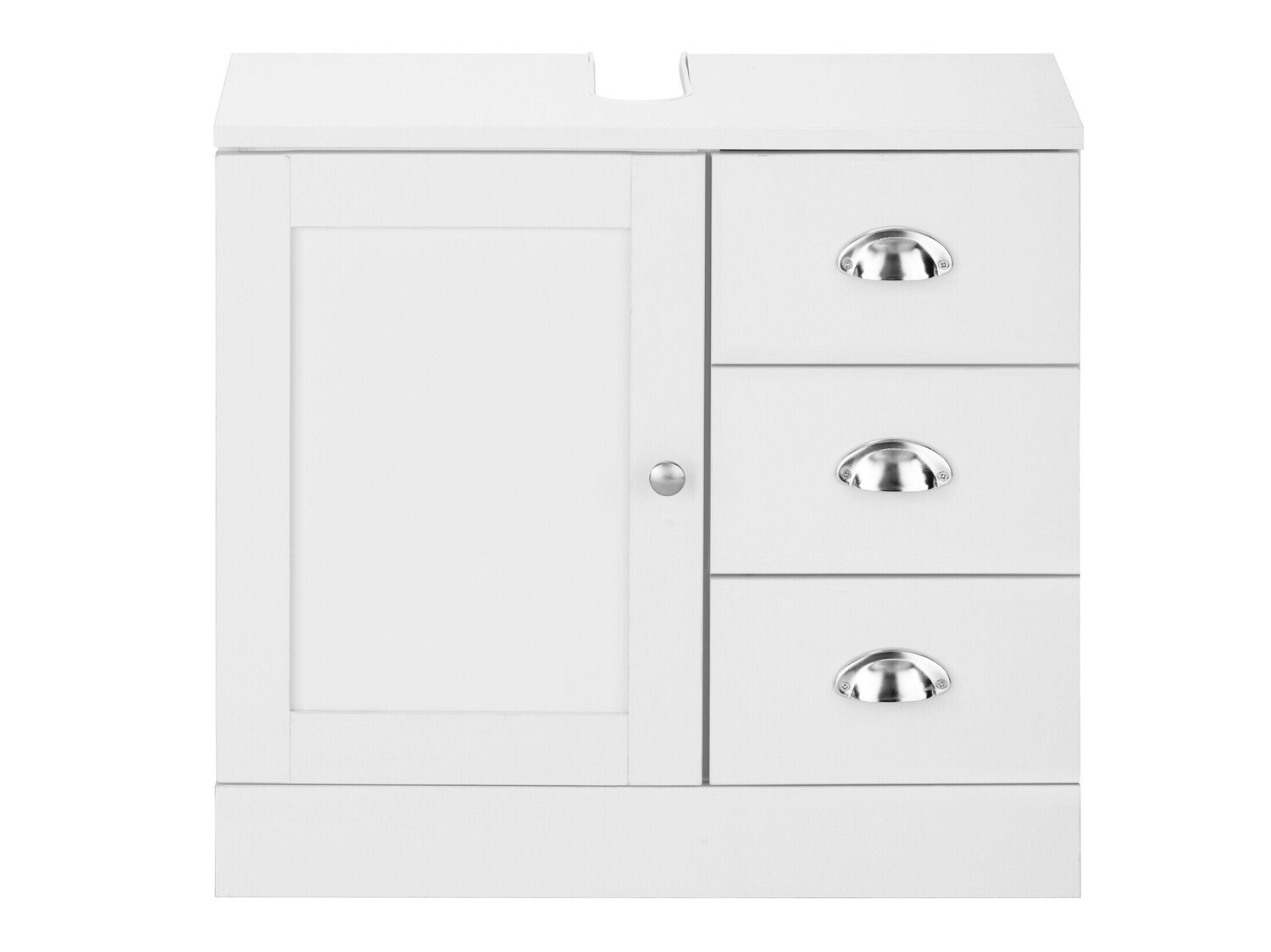 Vannitoa põrandakapp kraanikausile Elmvene 105 (Valge)