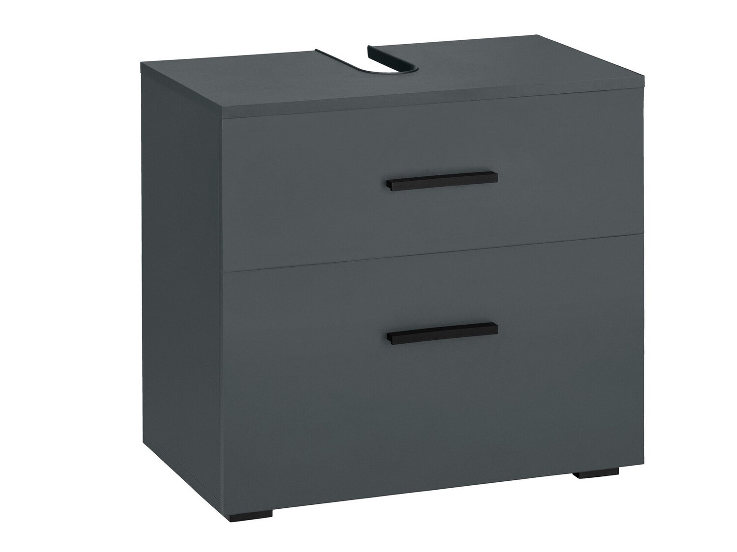 Vannitoa põrandakapp kraanikausile Larlori 100 (Antratsiit)