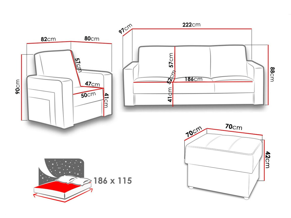 Pehme mööbli komplekt Tolveli 104