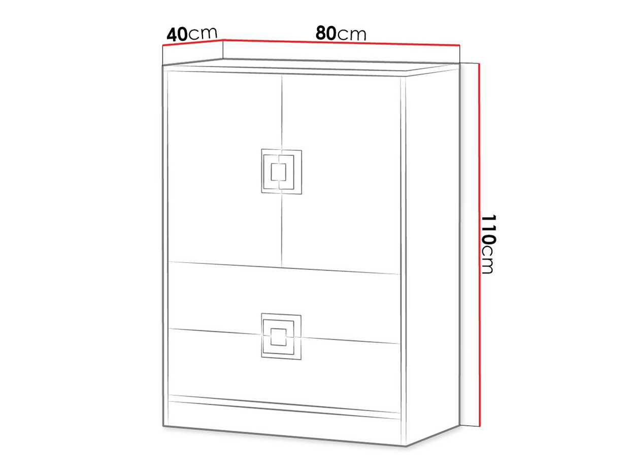 Kummut Balvire 109 (Hele tamm + Valge + Hall)