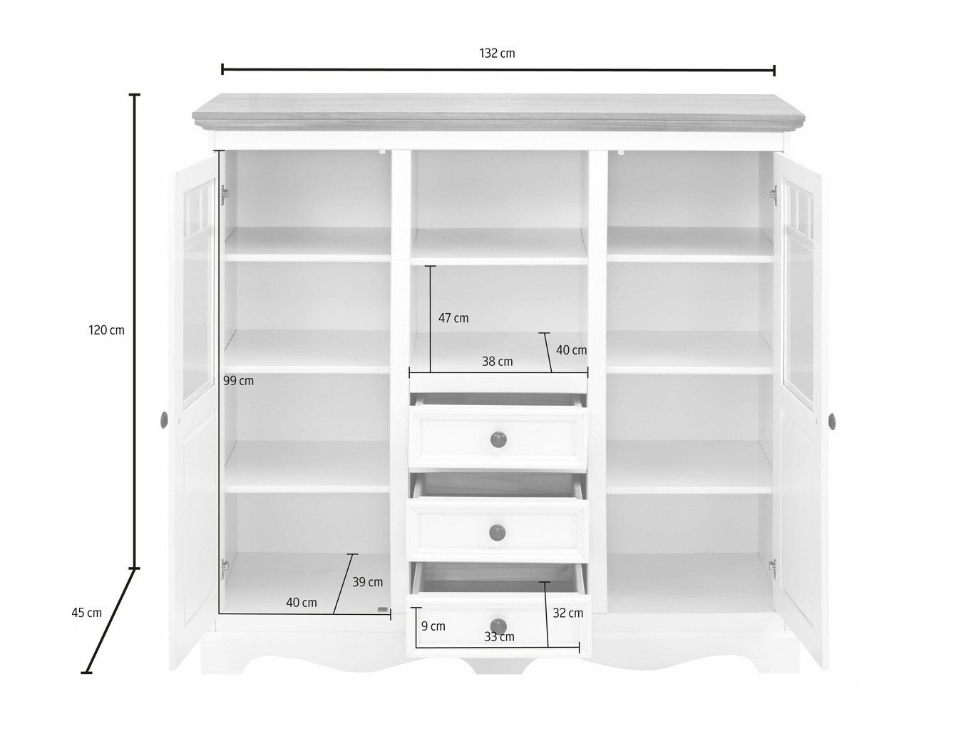 Kummut Fentivo 108 (Valge + Mee tamm)