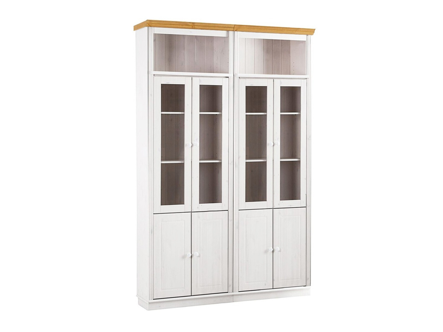 Riiulikomplekt Saltoro 119 (Valge + Mee tamm)