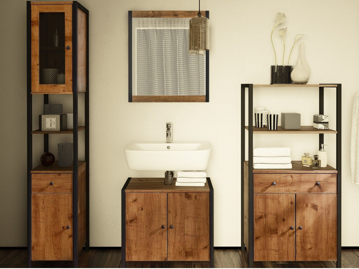 Peegel Larnovo 114 (Tume tamm + Must)