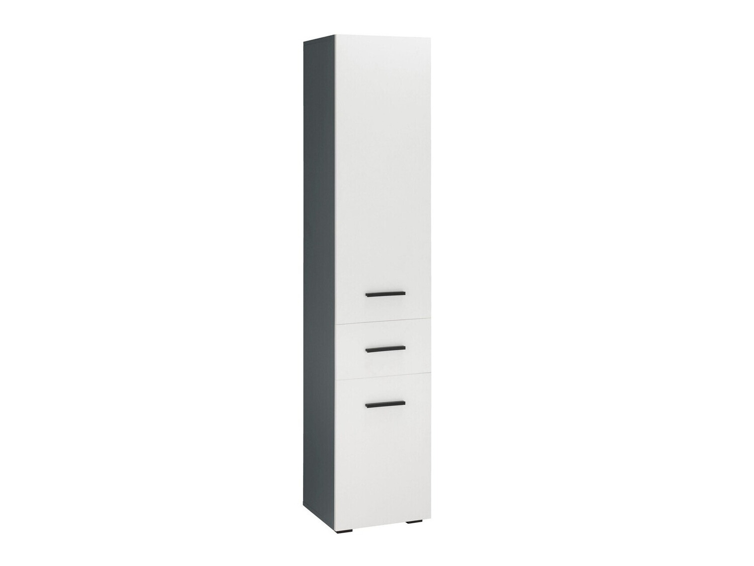 Vannitoa põrandakapp Larlori 103 (Antratsiit + Valge)