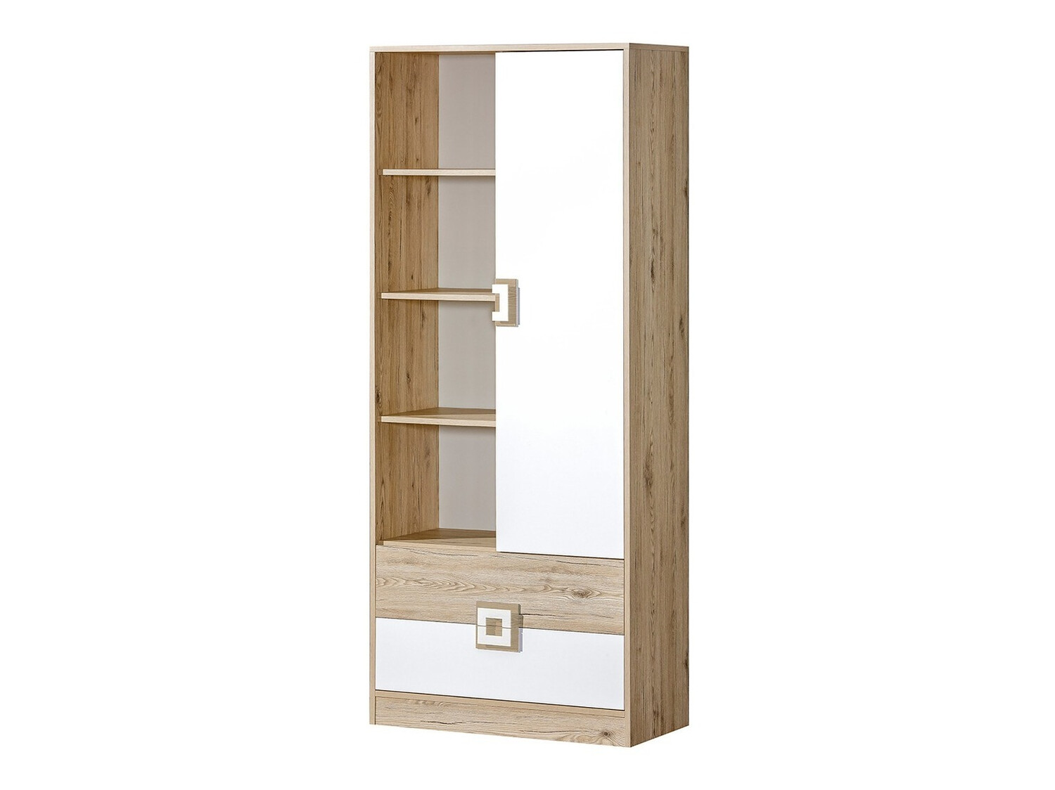 Riiul Balvire 105 (Hele tamm + Valge)