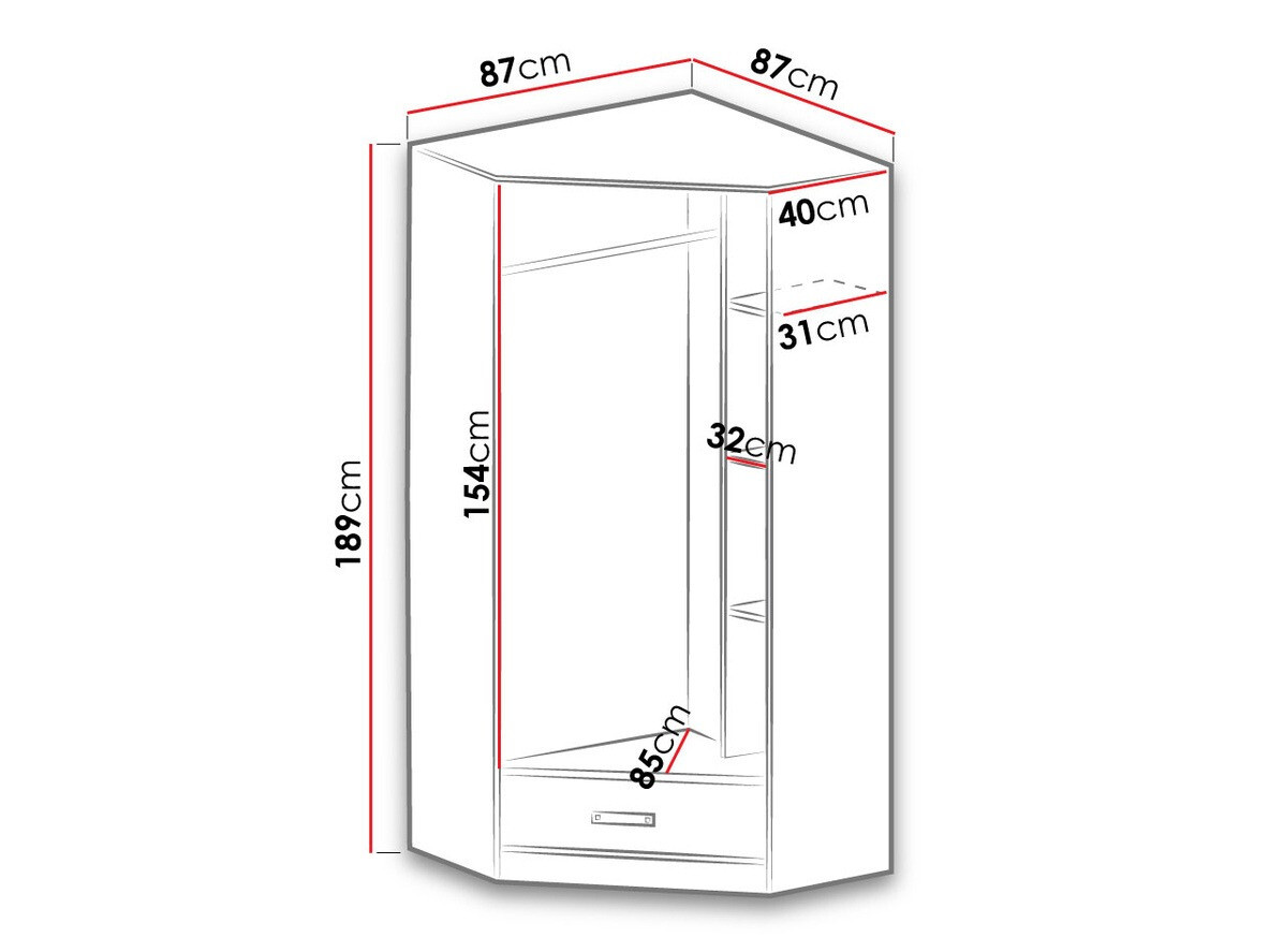 Nurgariidekapp Lorlare 112 (Valge + Hall)