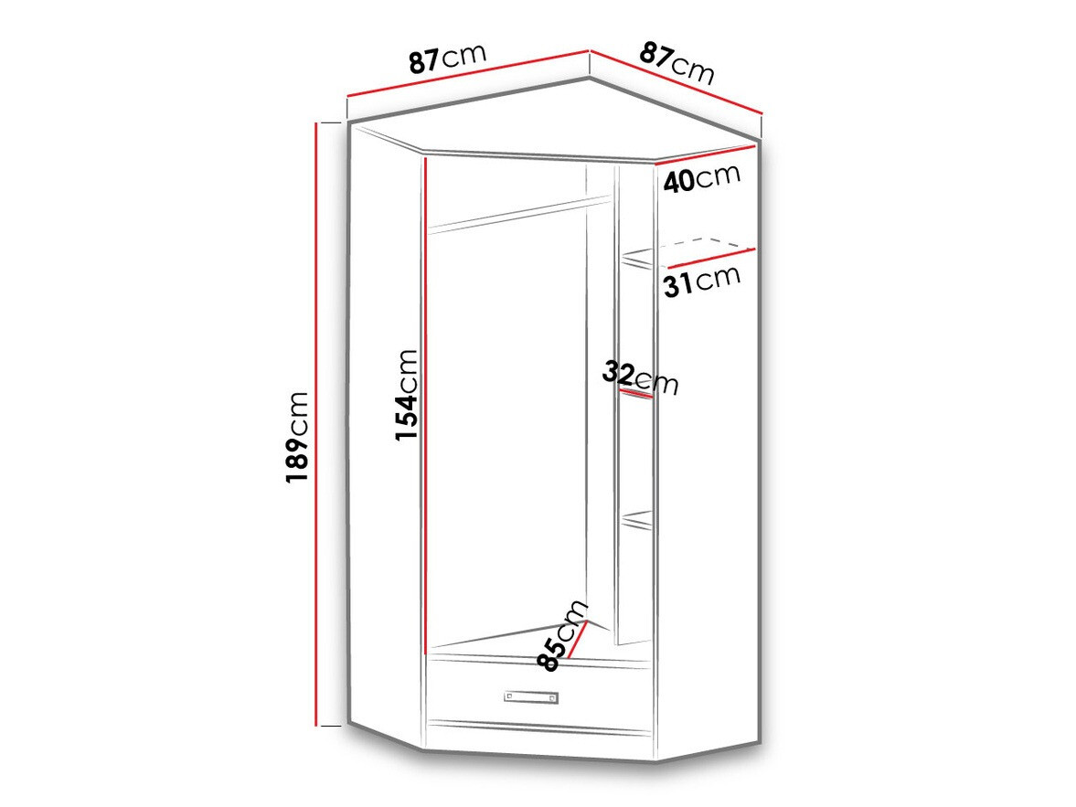 Nurgariidekapp Lorlare 112 (Valge + Türkiis)