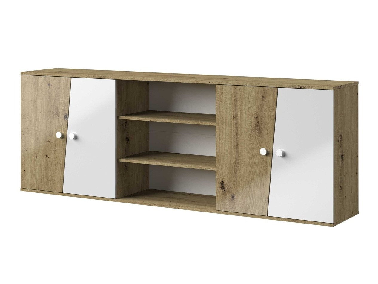 Seinakapp Mirelbu 115 (Artisan tamm + Läikiv valge)