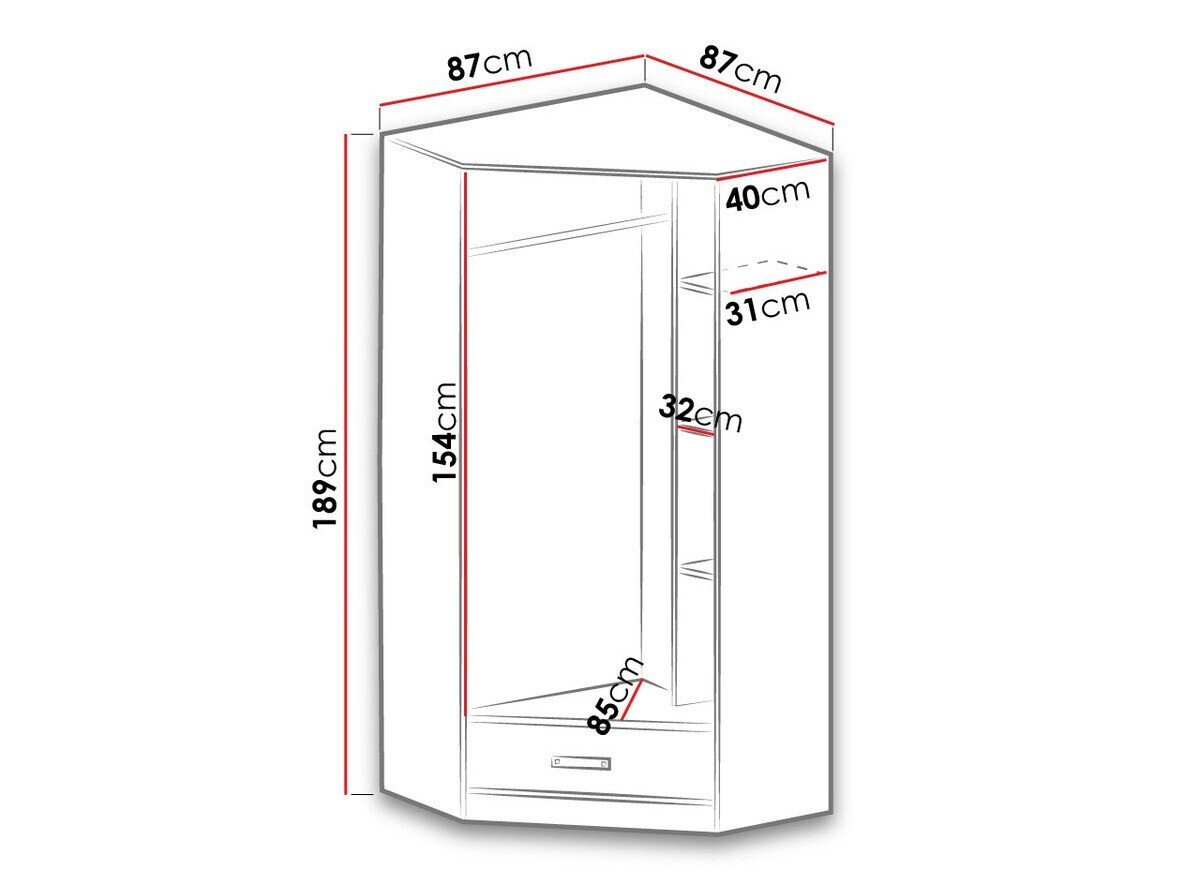 Nurgariidekapp Lorlare 112 (Valge + Roosikarva)