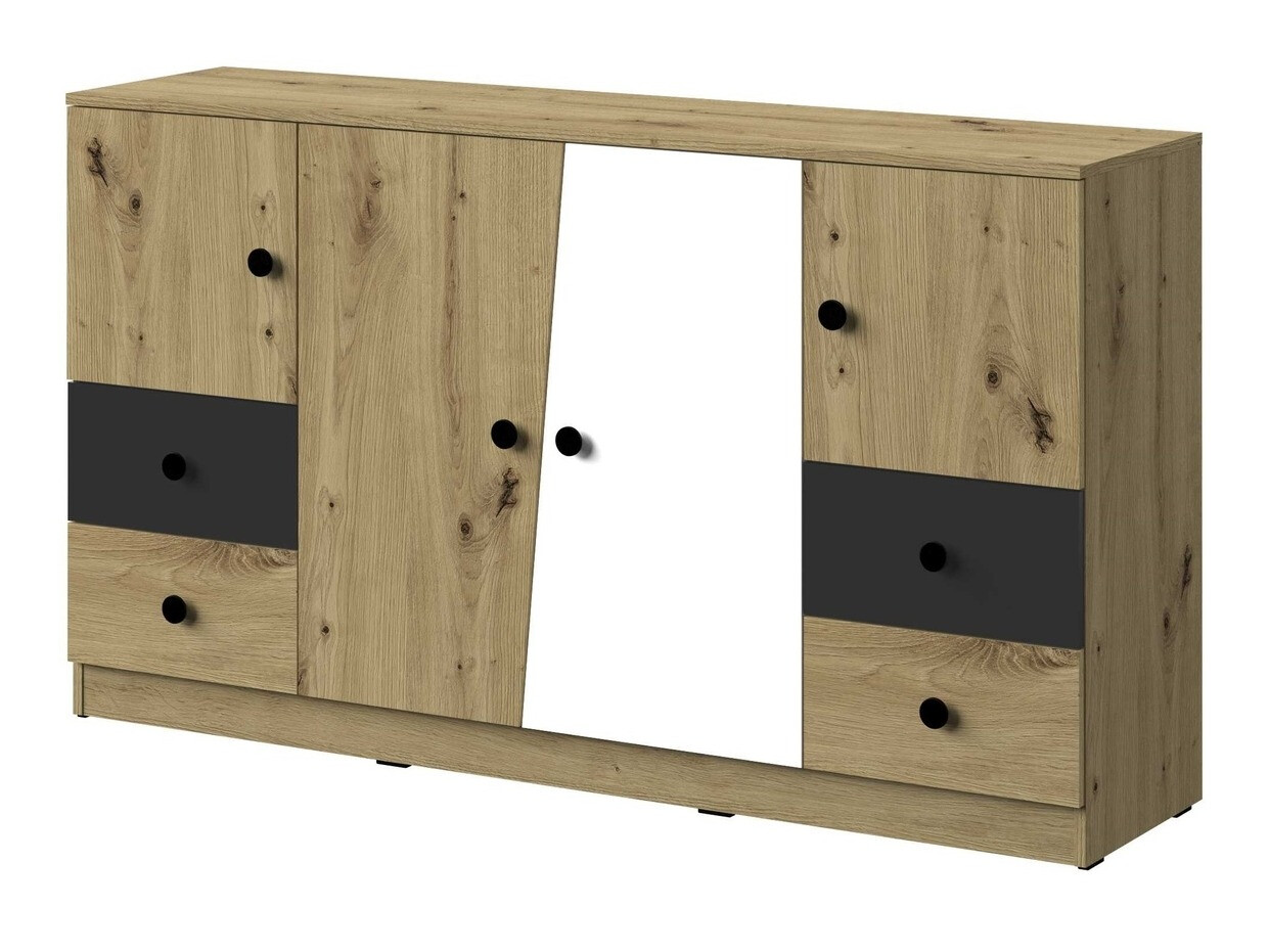 Kummut Mirelbu 105 (Artisan tamm + Valge + Must)