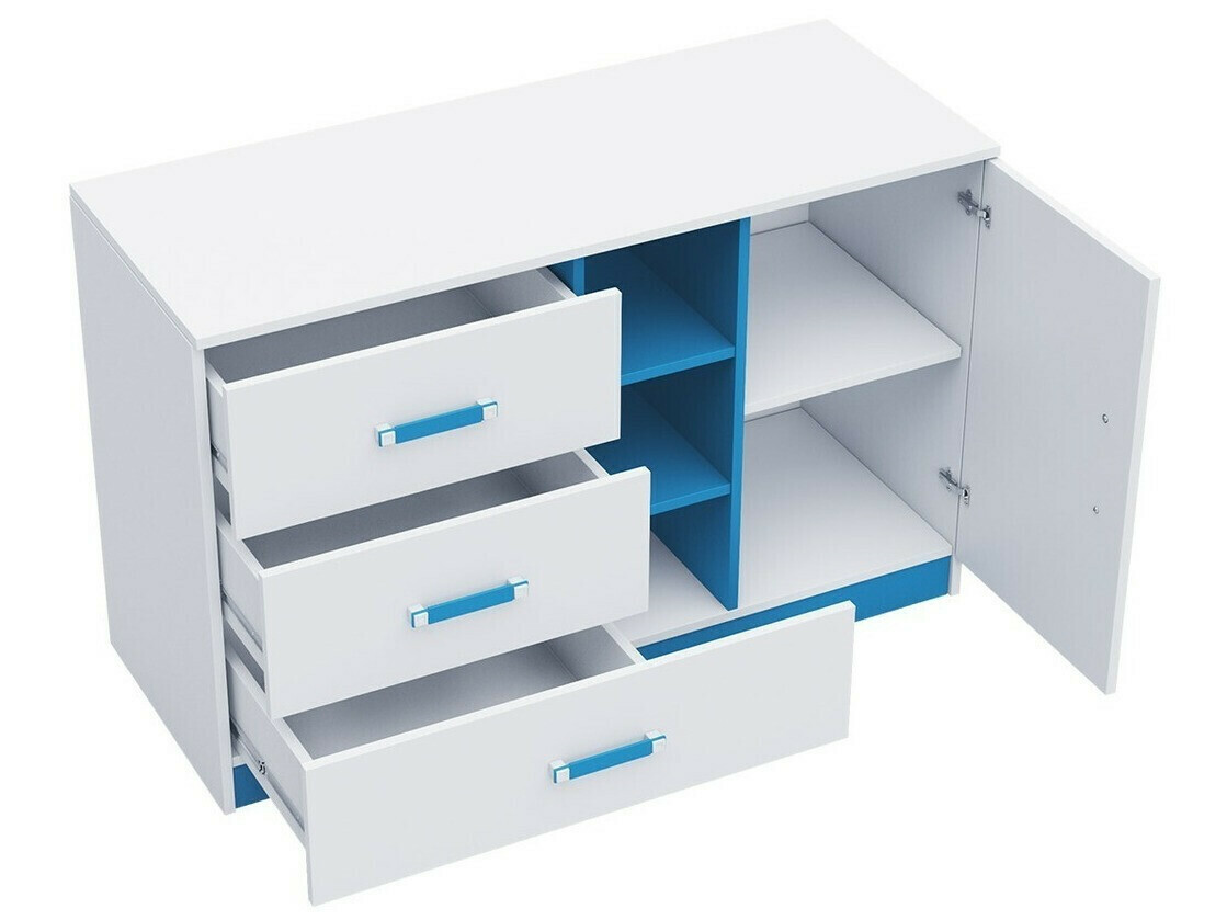 Lastetoa komplekt Lorlare 119 (Valge + Hall)