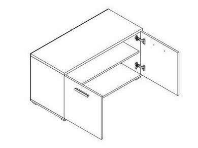 Esikukomplekt Torsalo 104 (Sonoma tamm)