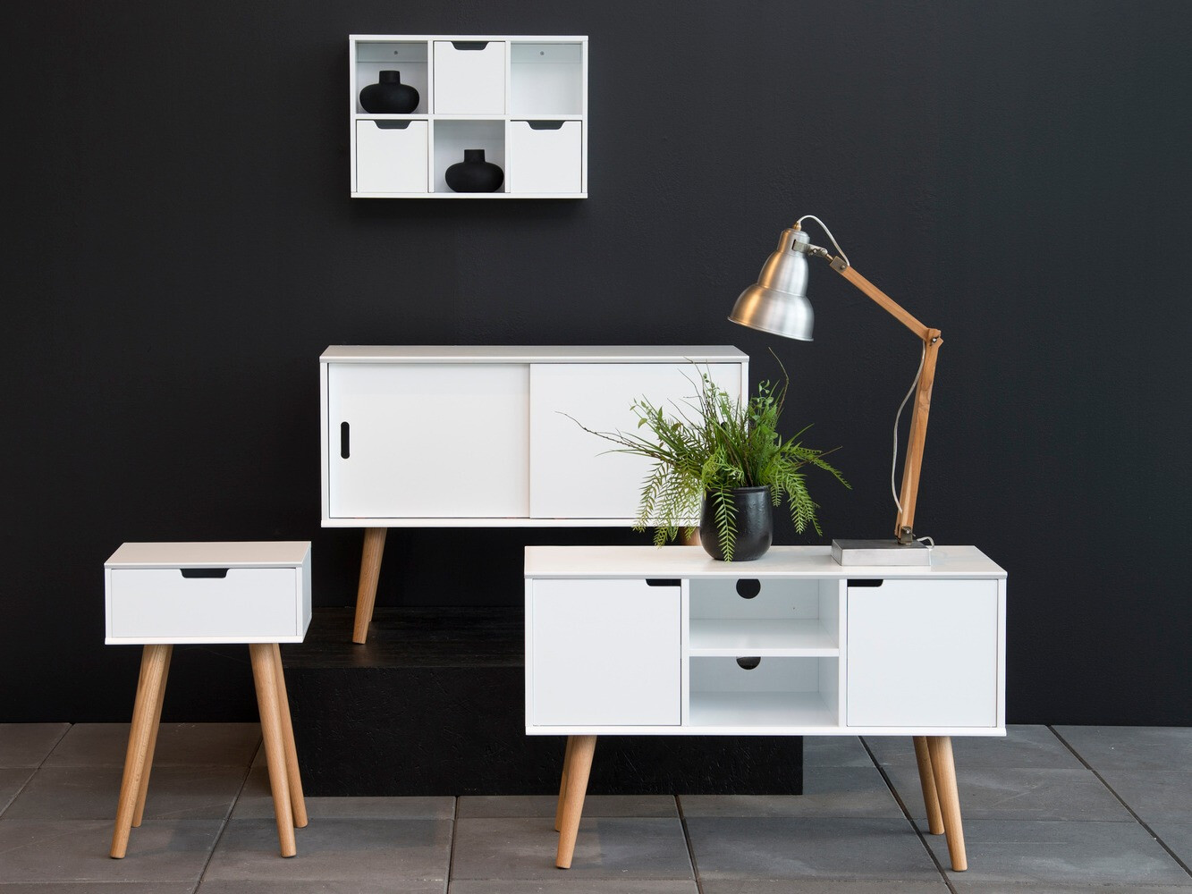 Öökapp Norsica 105 (Valge + Tamm)