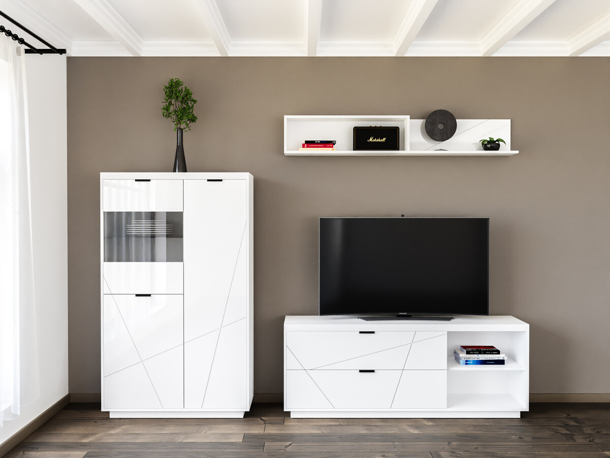 Elutoa komplekt Fivale 111 (Läikiv valge + Valge)