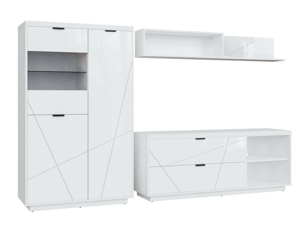 Elutoa komplekt Fivale 111 (Läikiv valge + Valge)