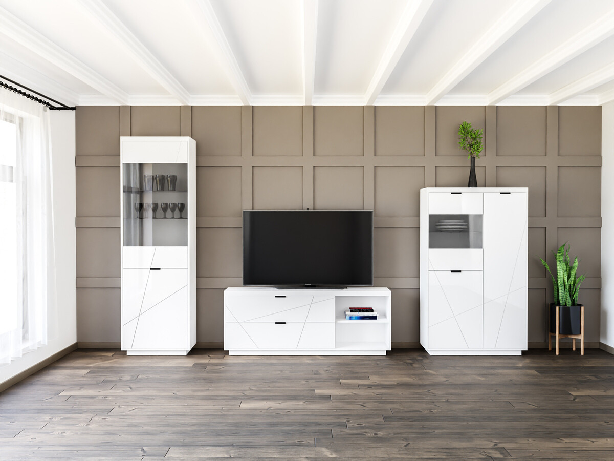 Elutoa komplekt Fivale 112 (Läikiv valge + Valge)