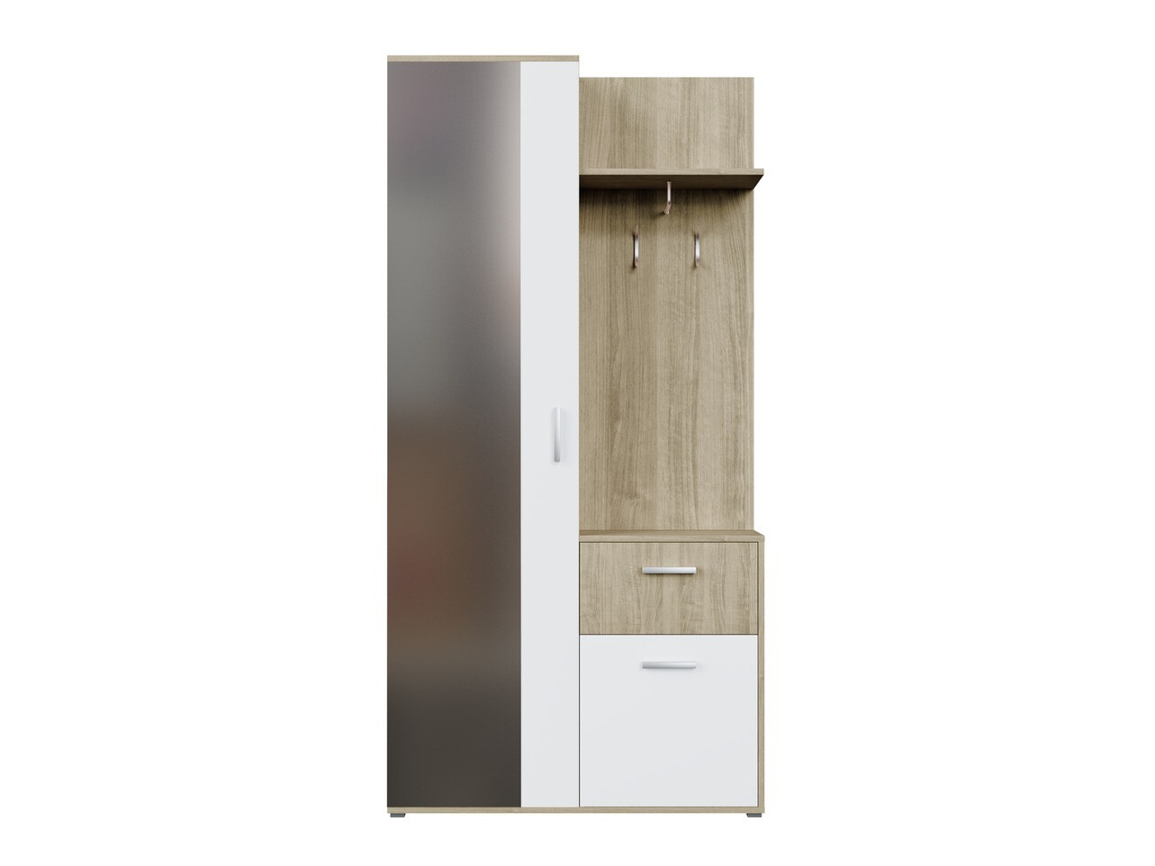 Esikukomplekt Pavo (Sonoma tamm + Valge)