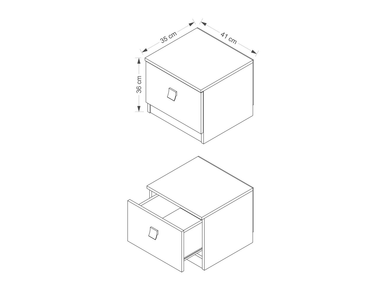 Öökapp Murrieta 111 (Läikiv valge + Läikiv must)