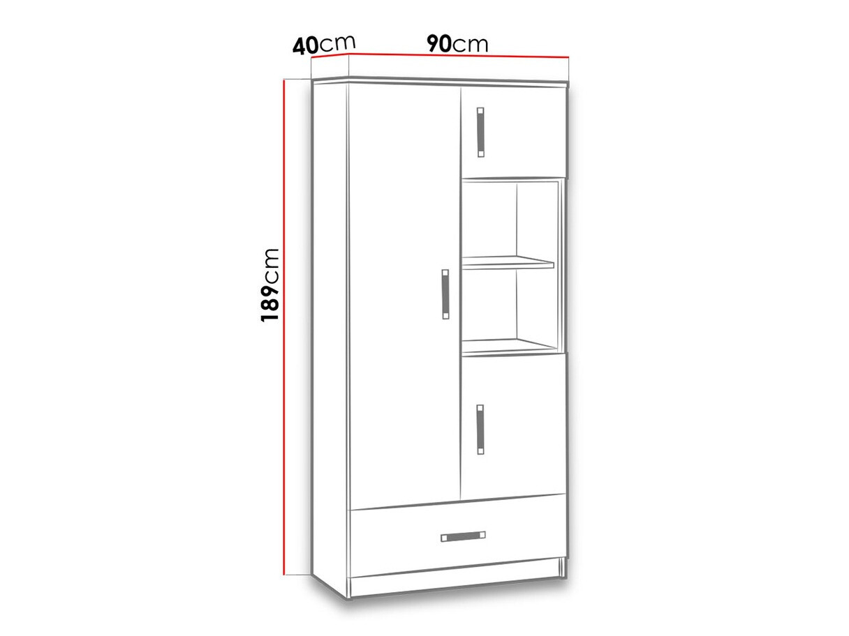 Riiul Lorlare 113 (Valge + Hall)