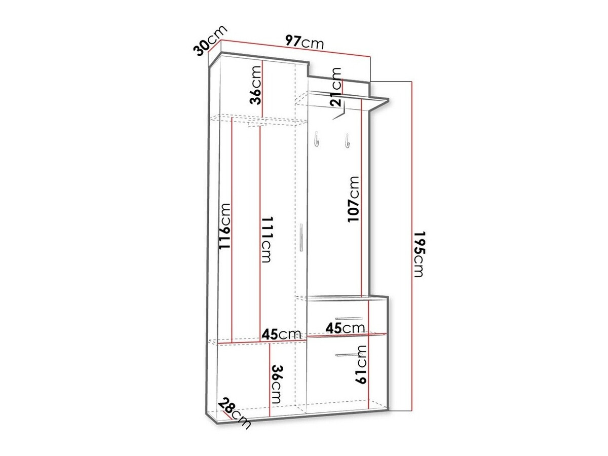 Esikukomplekt Columba