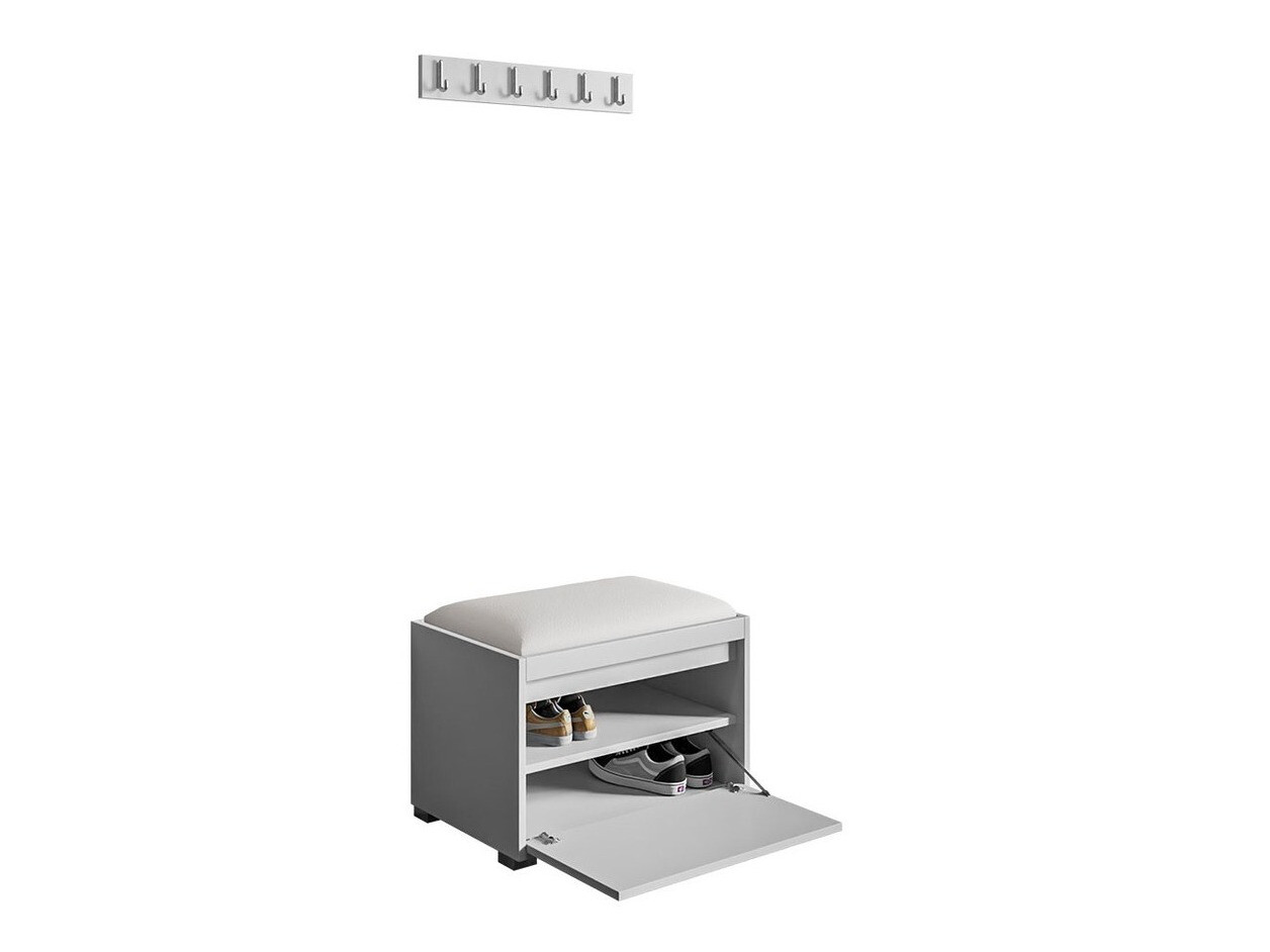 Esikukomplekt Comfivo Pinus VIII (Valge + Soft 017)