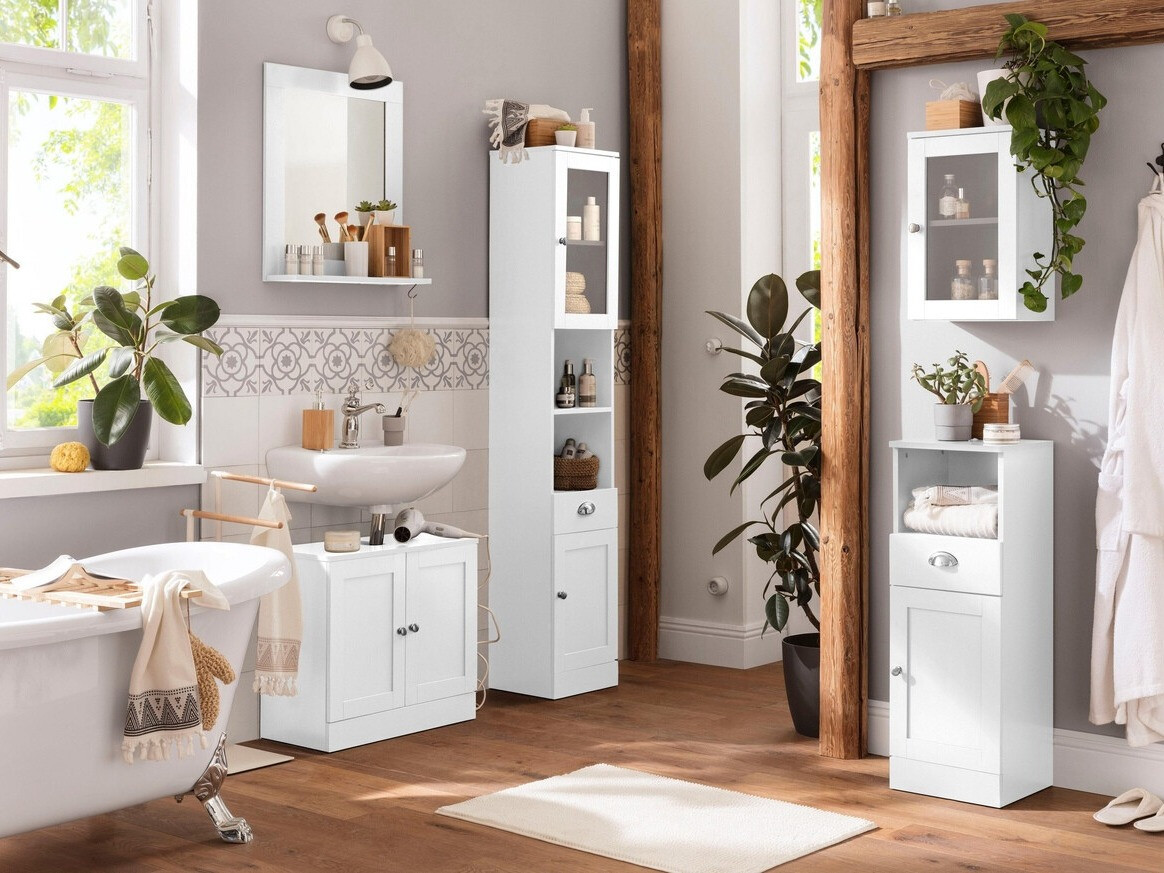 Peegel Elmvene 107 (Valge)