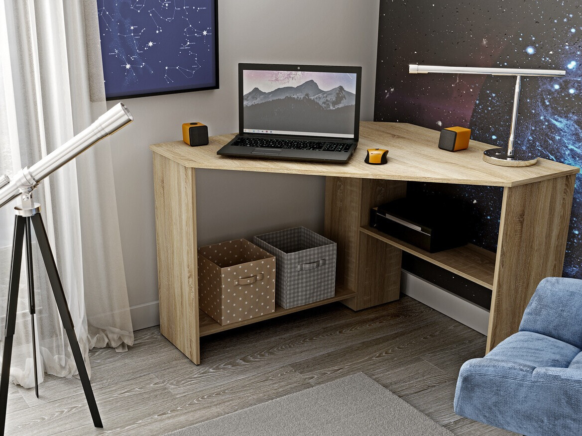 Kontori nurgalaud Austin 302 (Sonoma tamm)