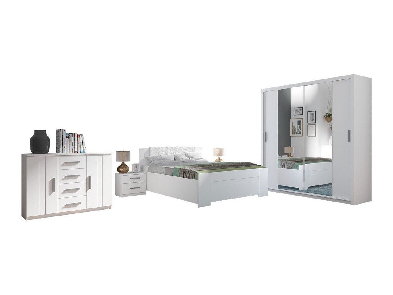 Magamistoakomplekt Catromi 114 (Valge + Soft Pik 017)