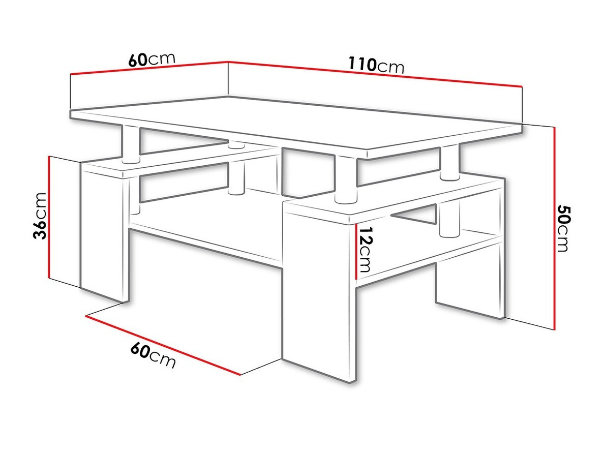 Diivanilaud Fortunal (Sonoma tamm)