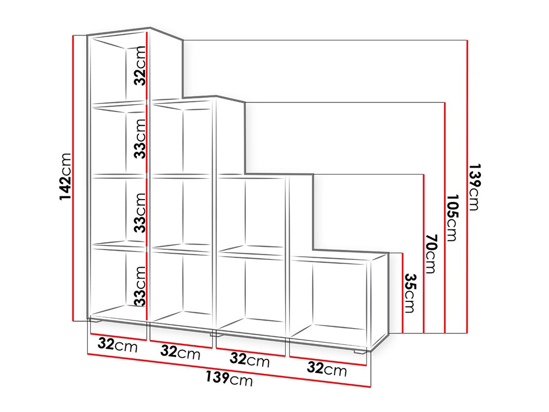 Riiul Sarasota 111 (Sonoma tamm)