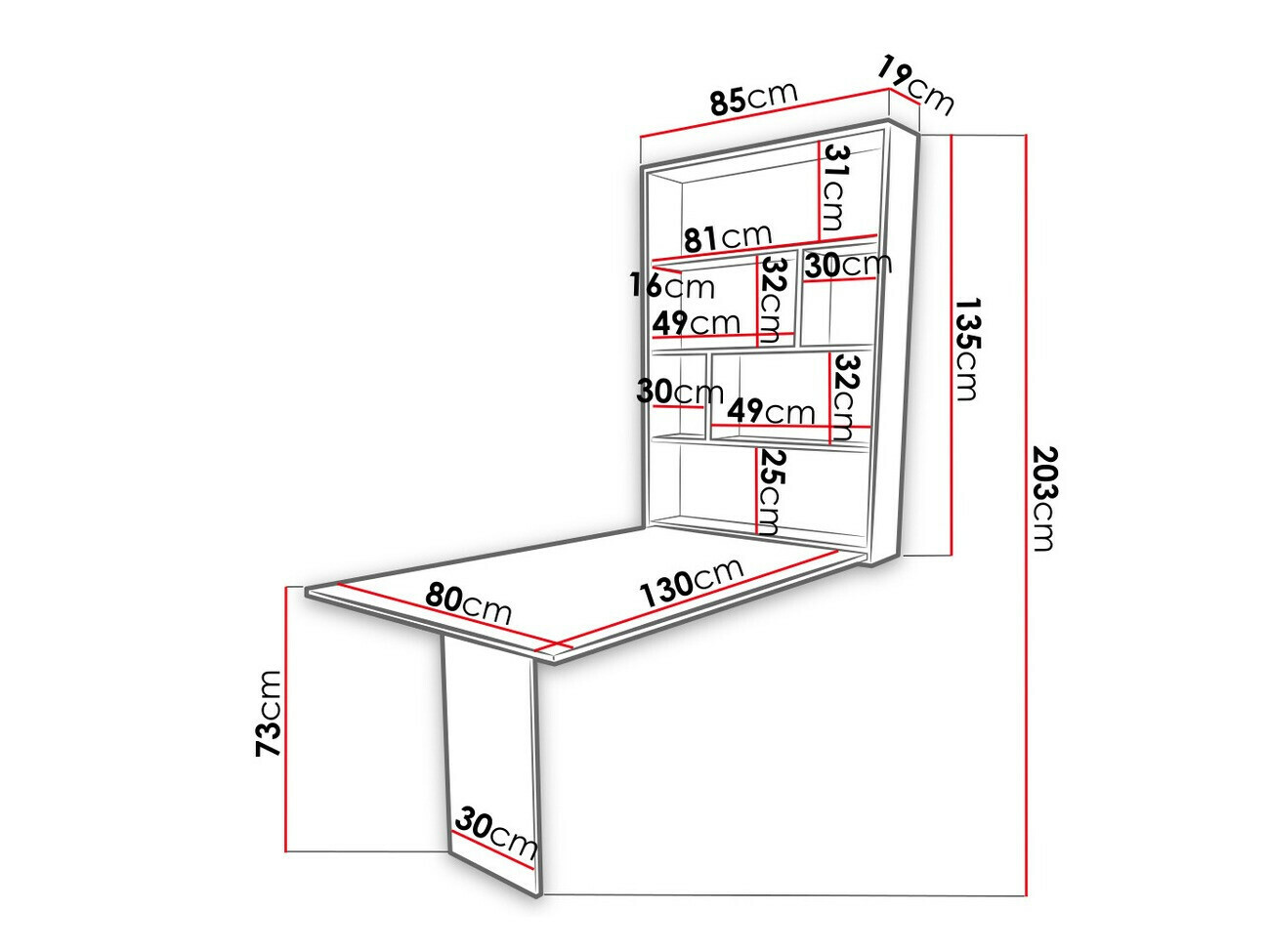Kokkupandav laud Hartford 428 (Must + Wotani tamm)