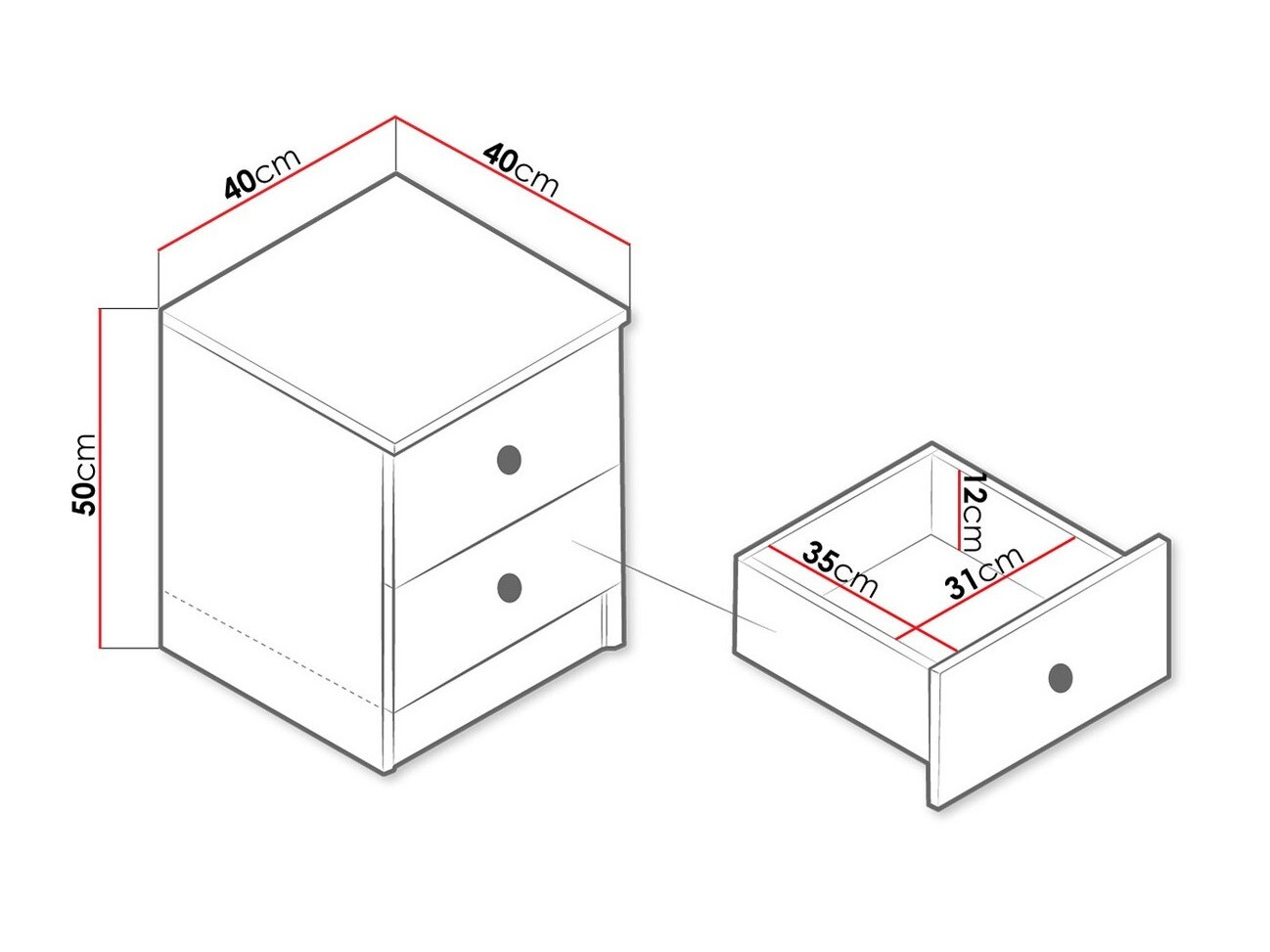 Öökapp Almira 108 (Artisan tamm + Valge)