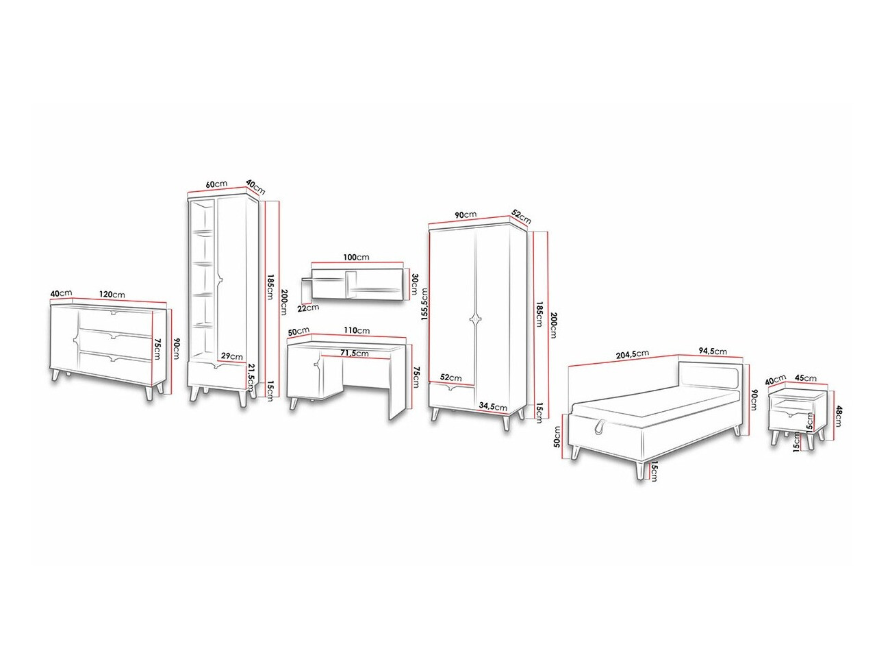 Mööblikomplekt Etrmoru 125