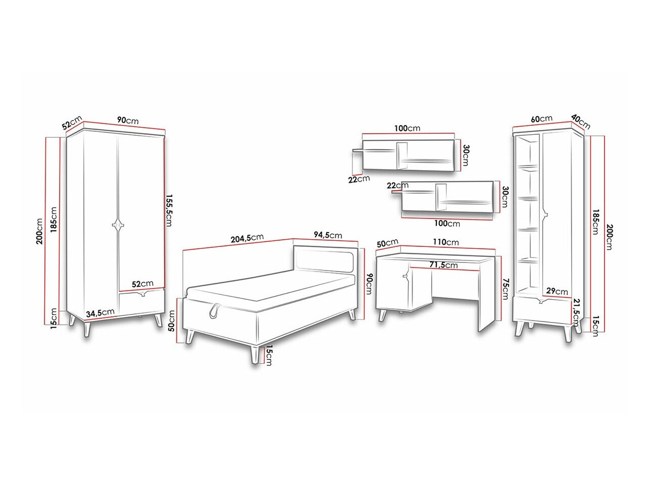 Mööblikomplekt Etrmoru 127