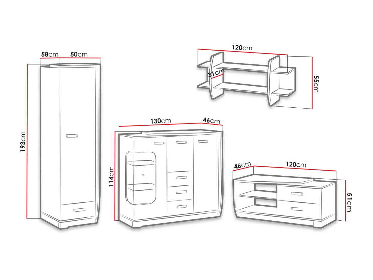 Elutoa komplekt Tivlue 119