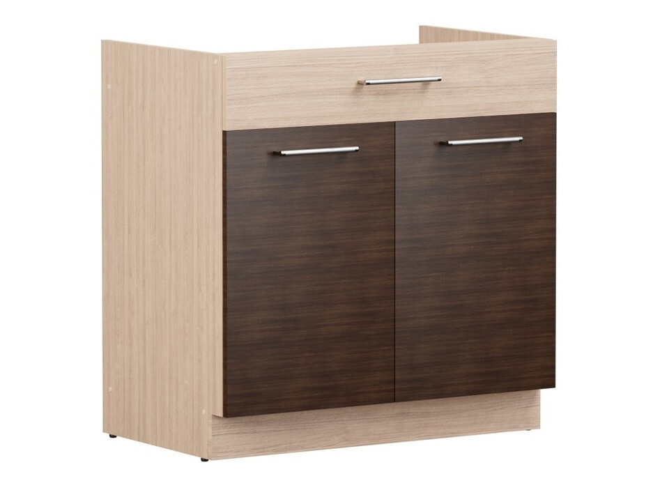 Sahtli ja ustega moodulkapp Mode Dark 117