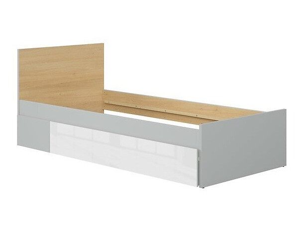 Voodipesukast Nuevaru 105 (Läikiv valge)