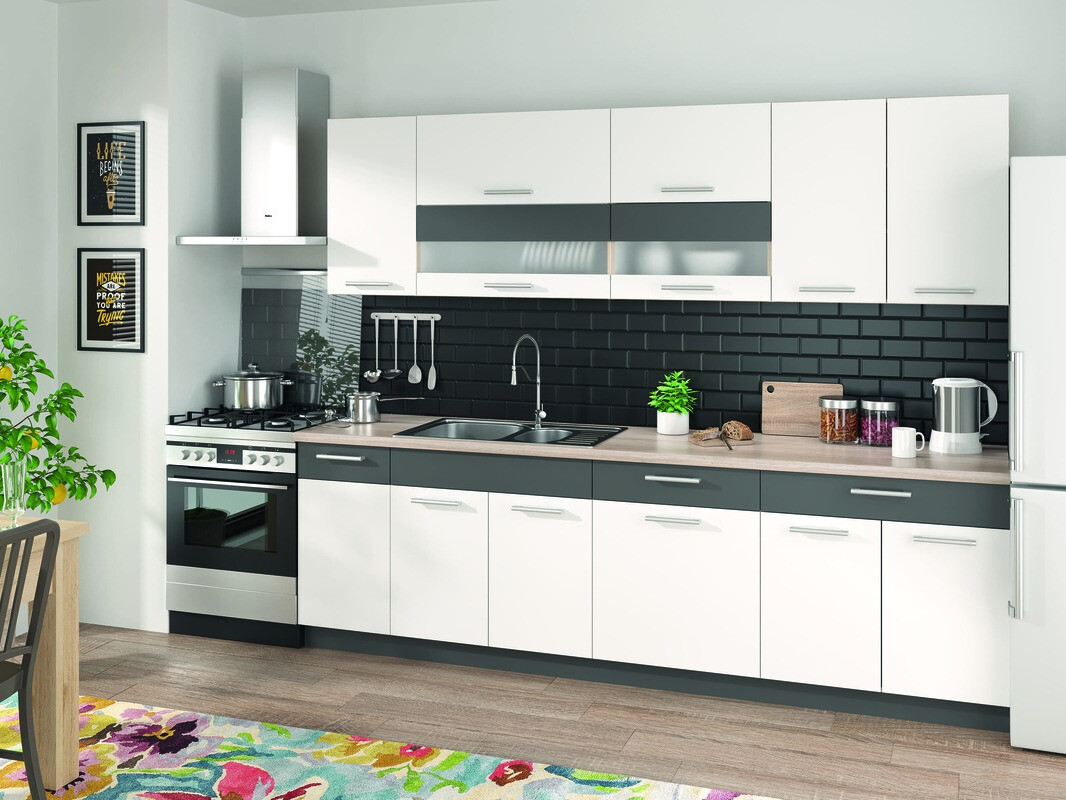 Sahtlitega moodulkapp Mode White 124