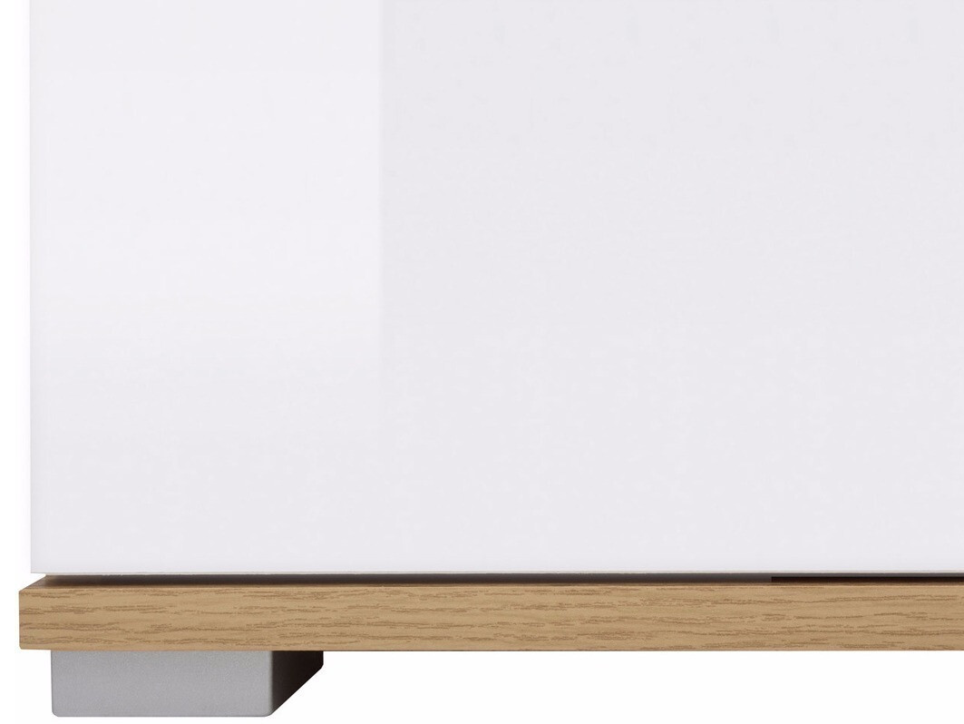 Riiul Tivetra 108 (Wotani tamm + Läikiv valge)