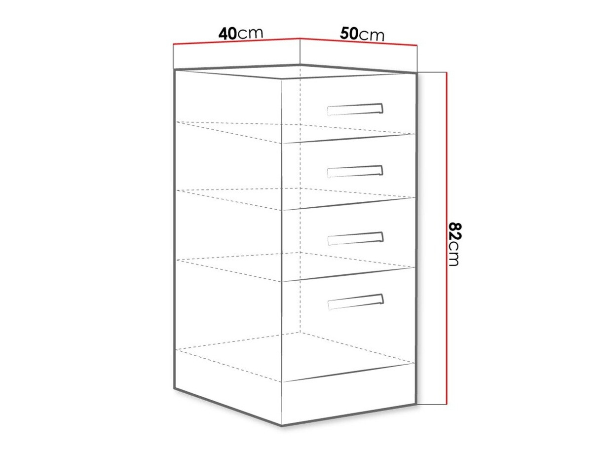 Sahtlitega moodulkapp Multi White 122
