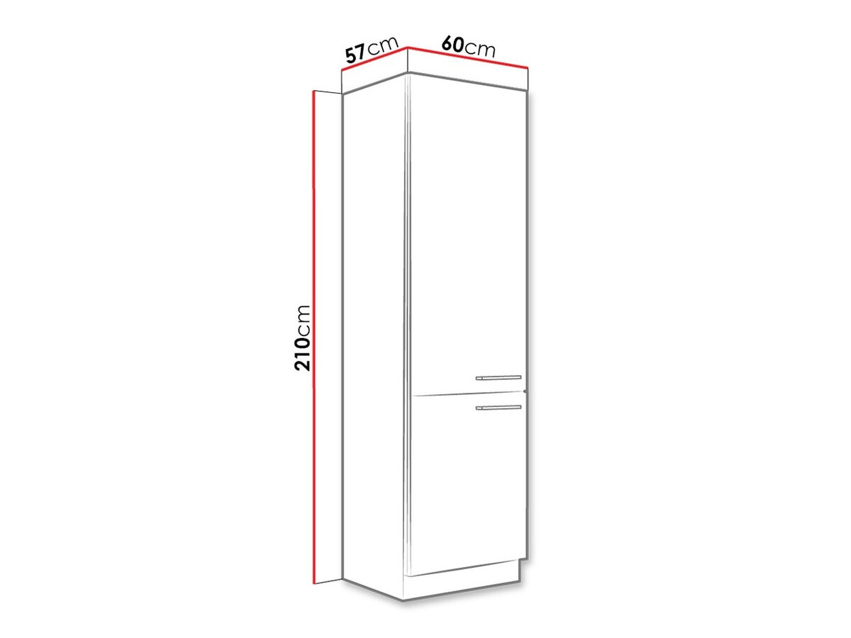 Ustega moodulkapp Wood White 135