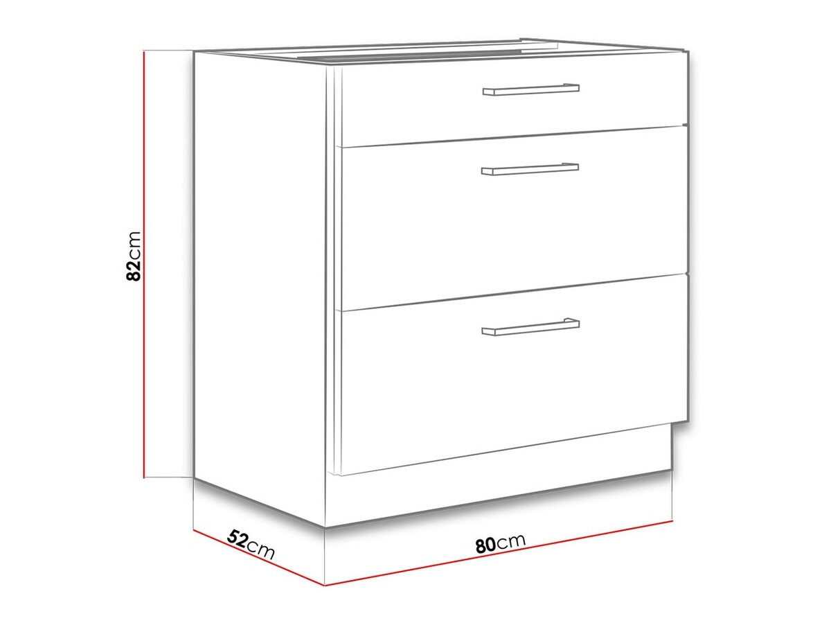 Sahtlitega moodulkapp Wood White 123