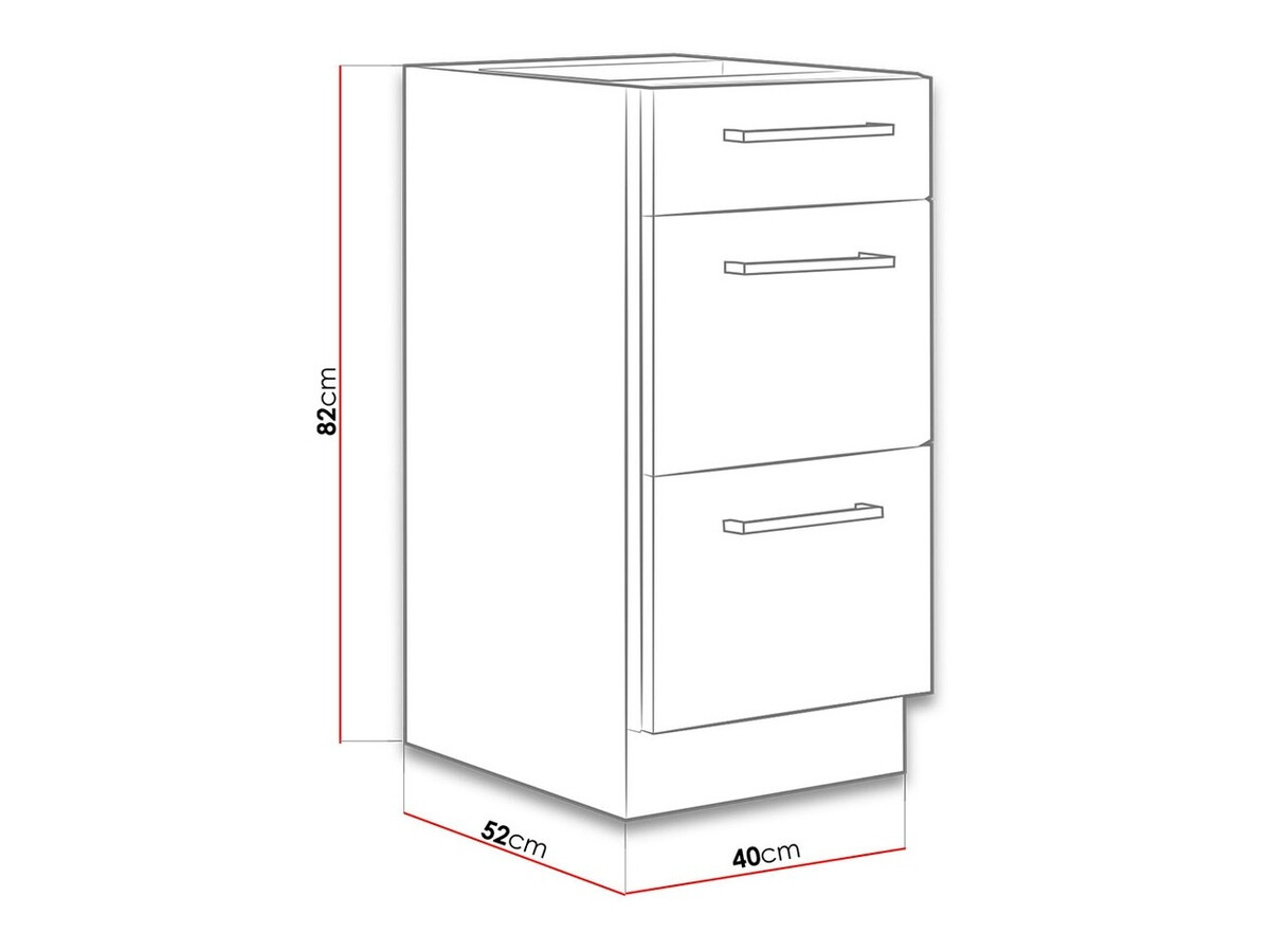 Sahtlitega moodulkapp Wood White 139