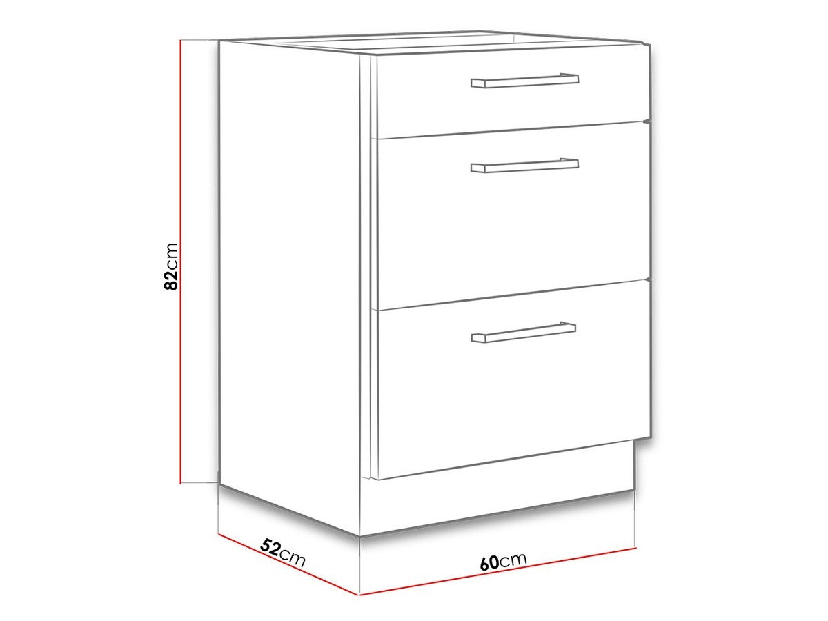 Sahtlitega moodulkapp Wood White 115