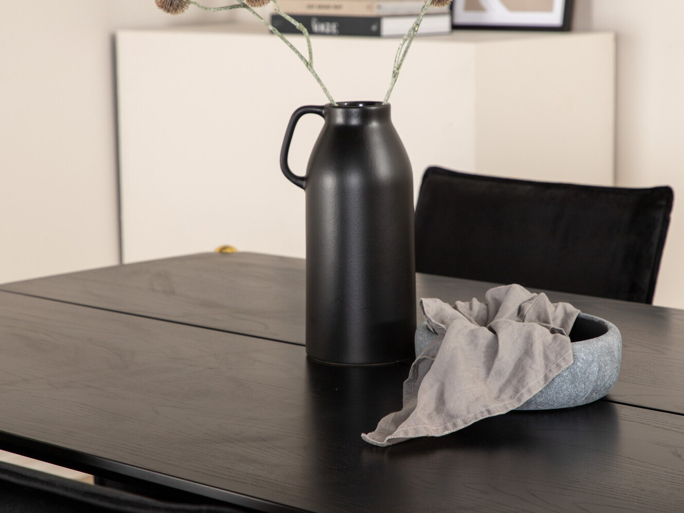 Söögitoakomplekt Dallas 5034 (Must)