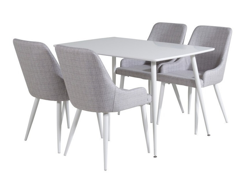 Söögitoakomplekt Dallas 1895 (Valge + Helehall)