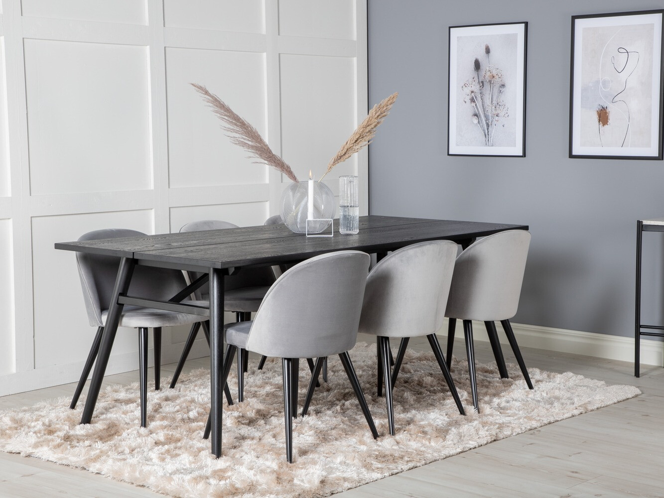 Söögitoakomplekt Dallas 1676 (Hall + Must)