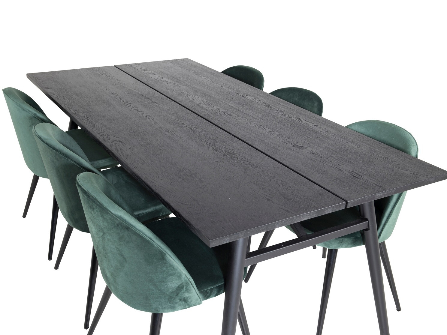 Söögitoakomplekt Dallas 1676 (Roheline + Must)