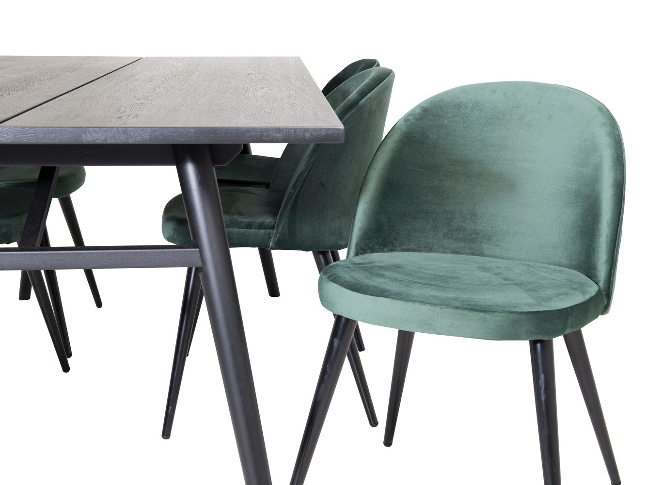 Söögitoakomplekt Dallas 1676 (Roheline + Must)