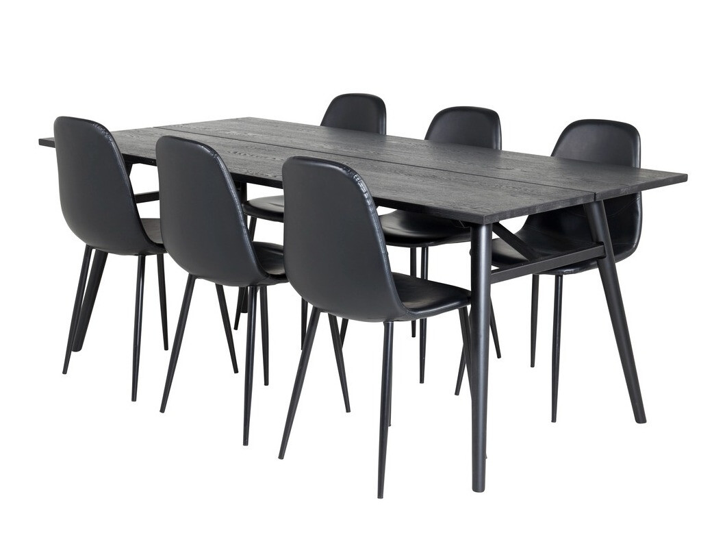 Söögitoakomplekt Dallas 1681 (Must)